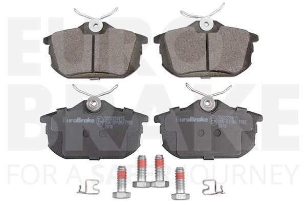 Bremsbelagsatz, Scheibenbremse Hinterachse Eurobrake 5502224815 von Eurobrake