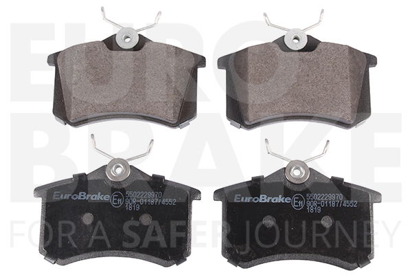 Bremsbelagsatz, Scheibenbremse Hinterachse Eurobrake 5502229970 von Eurobrake