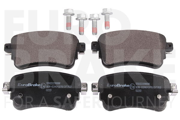 Bremsbelagsatz, Scheibenbremse Hinterachse Eurobrake 5502229998 von Eurobrake