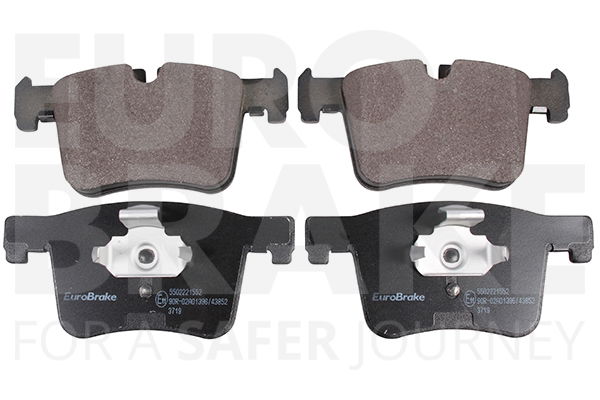 Bremsbelagsatz, Scheibenbremse Vorderachse Eurobrake 5502221552 von Eurobrake