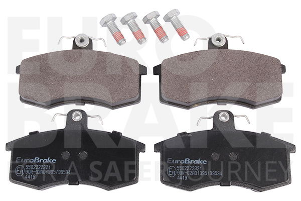 Bremsbelagsatz, Scheibenbremse Vorderachse Eurobrake 5502222321 von Eurobrake