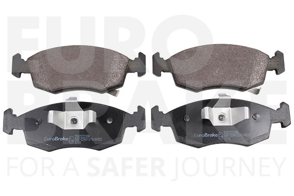 Bremsbelagsatz, Scheibenbremse Vorderachse Eurobrake 5502222396 von Eurobrake