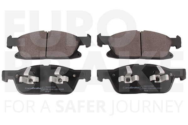 Bremsbelagsatz, Scheibenbremse Vorderachse Eurobrake 5502222588 von Eurobrake