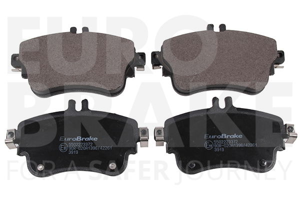 Bremsbelagsatz, Scheibenbremse Vorderachse Eurobrake 5502223372 von Eurobrake