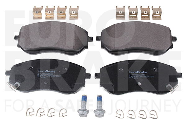 Bremsbelagsatz, Scheibenbremse Vorderachse Eurobrake 5502223399 von Eurobrake