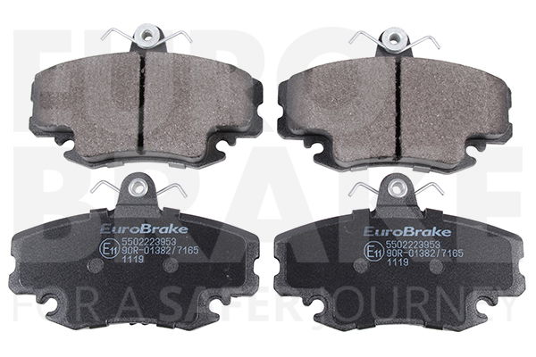 Bremsbelagsatz, Scheibenbremse Vorderachse Eurobrake 5502223953 von Eurobrake