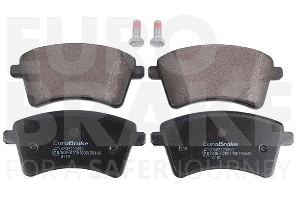 Bremsbelagsatz, Scheibenbremse Vorderachse Eurobrake 5502223959 von Eurobrake