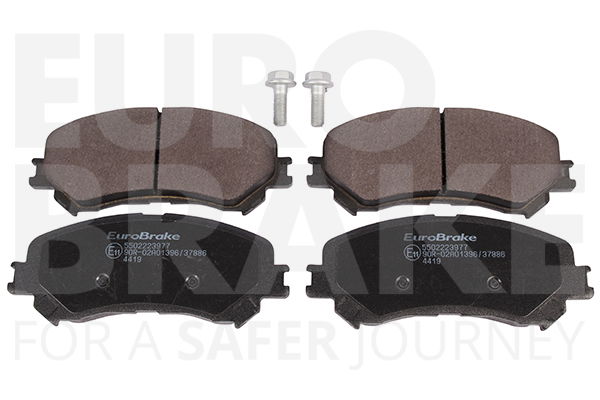 Bremsbelagsatz, Scheibenbremse Vorderachse Eurobrake 5502223977 von Eurobrake