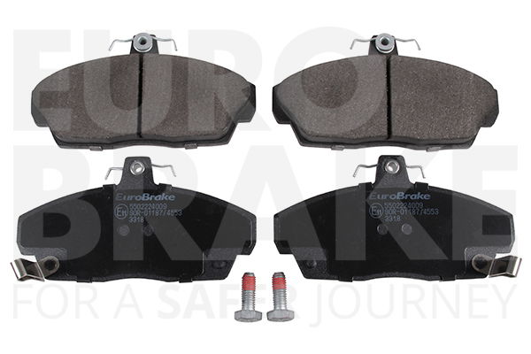 Bremsbelagsatz, Scheibenbremse Vorderachse Eurobrake 5502224009 von Eurobrake