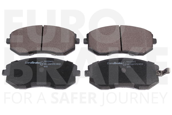 Bremsbelagsatz, Scheibenbremse Vorderachse Eurobrake 5502224413 von Eurobrake