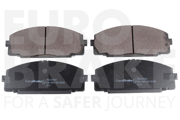 Bremsbelagsatz, Scheibenbremse Vorderachse Eurobrake 5502224534 von Eurobrake