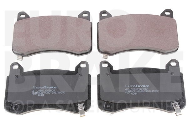 Bremsbelagsatz, Scheibenbremse Vorderachse Eurobrake 55022266006 von Eurobrake