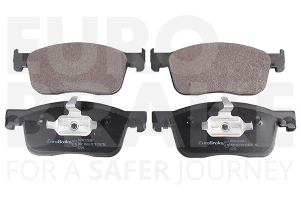 Bremsbelagsatz, Scheibenbremse Vorderachse Eurobrake 5502229997 von Eurobrake