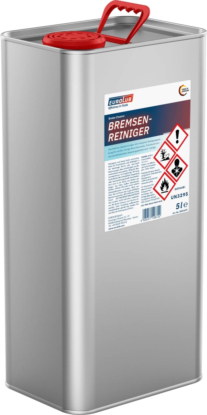 EUROLUB Bremsenreiniger, 5 Liter von EUROLUB