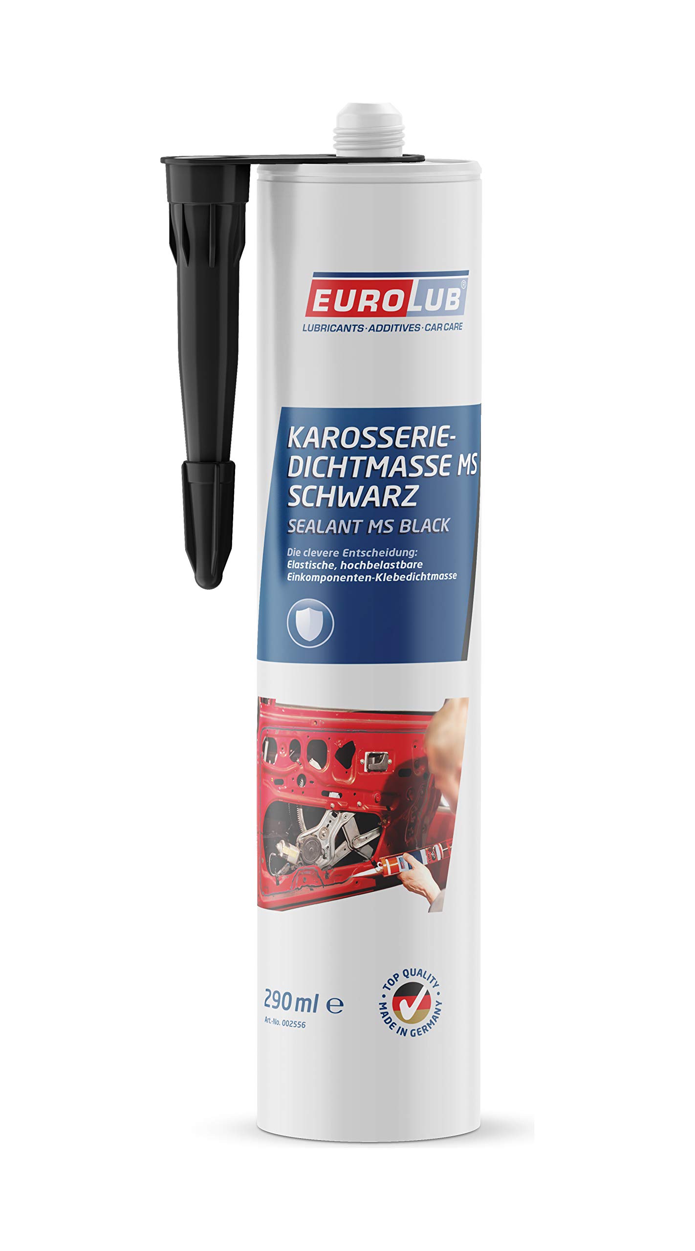 EUROLUB Karosseriedichtmasse MS schwarz, 290 ml von EUROLUB