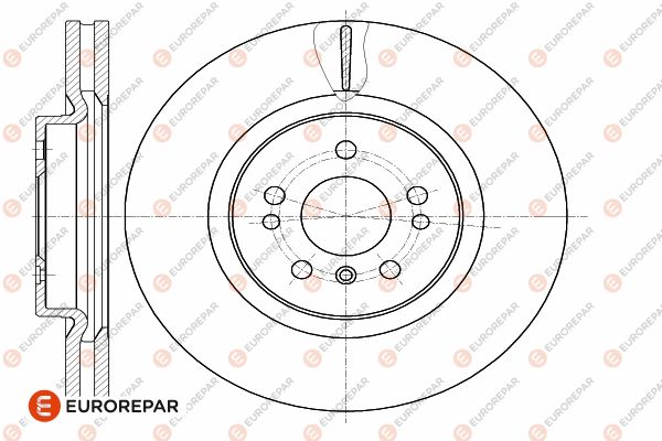 Bremsscheibe Eurorepar 1642751780 von Eurorepar