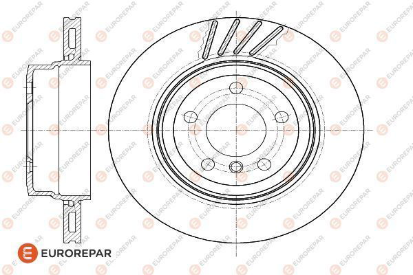 Bremsscheibe Hinterachse Eurorepar 1622811480 von Eurorepar