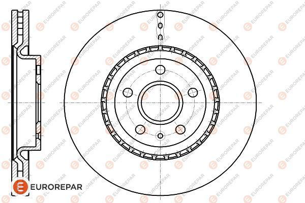 Bremsscheibe Vorderachse Eurorepar 1622807980 von Eurorepar