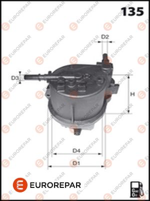 Kraftstofffilter Eurorepar 1611658680 von Eurorepar