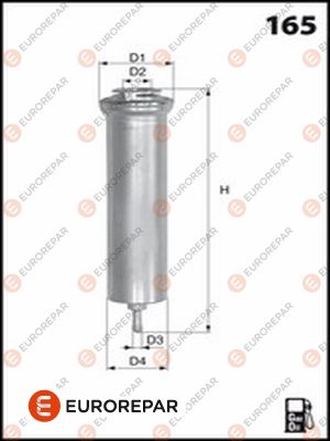 Kraftstofffilter Eurorepar 1643624680 von Eurorepar