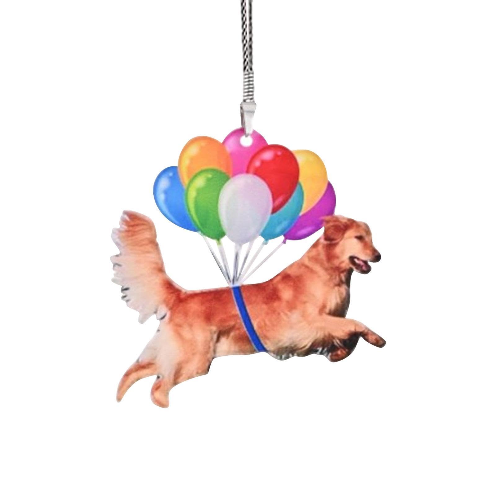 Euyehn Bunter Ballonanhänger,Ornament Aufhänger Tier Ballon Auto Rückspiegel Anhänger - Ballon Tier Dekor Auto Spiegel Zubehör Ornament Home Decor Anhänger von Euyehn