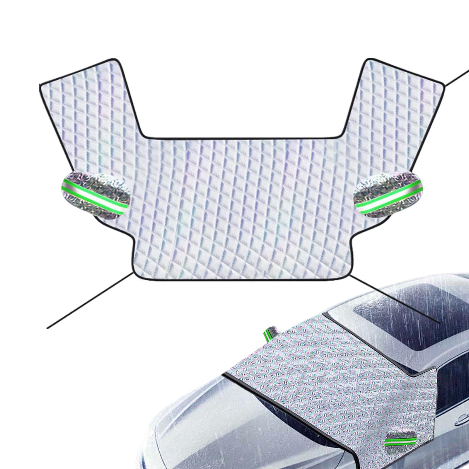 Euyehn Sonnenschutz für die Windschutzscheibe des Autos, Sonnenschutz für das Autofenster,Kühle Hitze und Sonnenschutz | Verdickter, einfach einzurichtender Sonnenschutz für die Windschutzscheibe von Euyehn