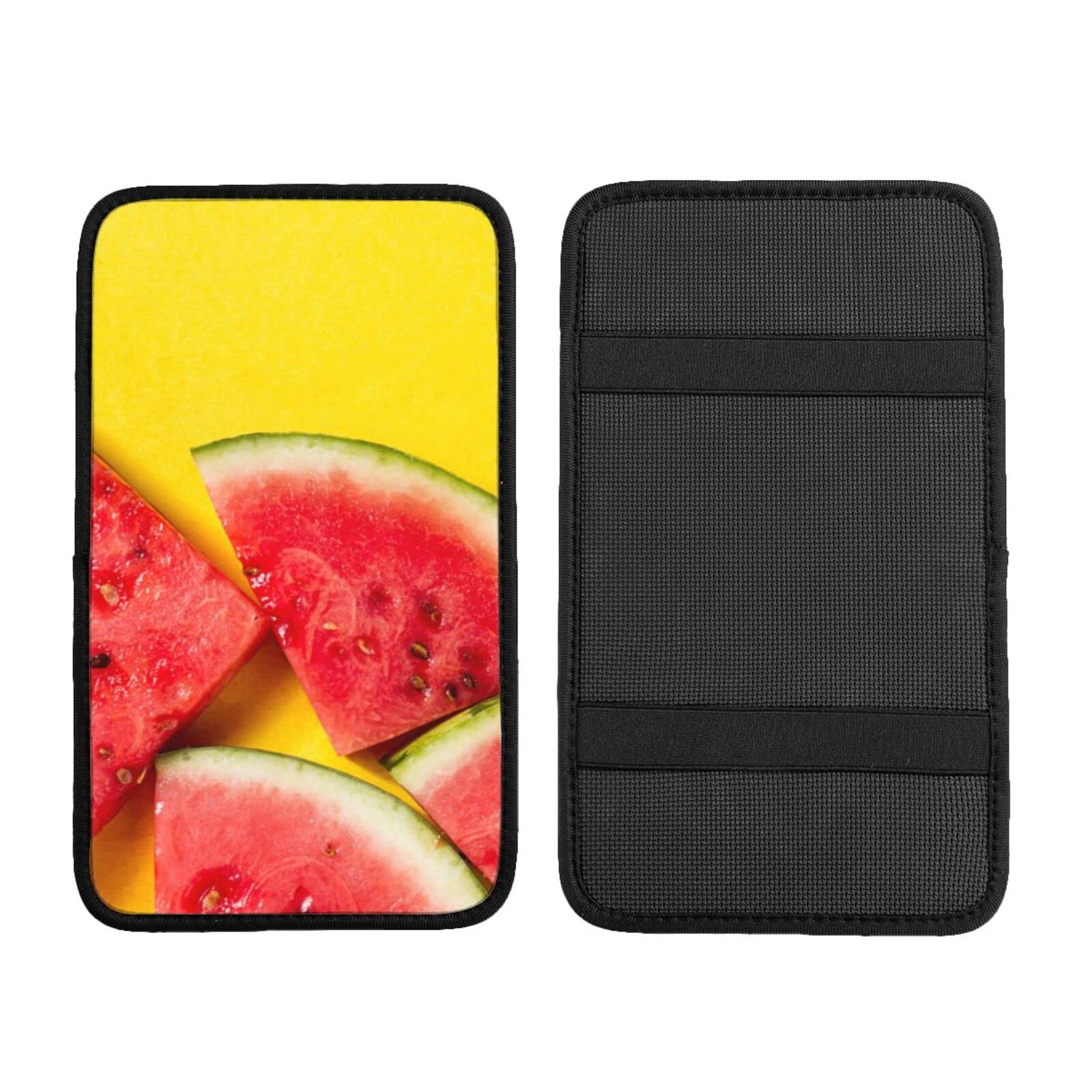 Evealyn Wassermelone Schöne Auto Mittelkonsole Armlehne Abdeckung Auto Handlauf Box Kissen Handlauf Box Armlehne Kissen Mittelkonsolen Schutz für die meisten Autos von Evealyn