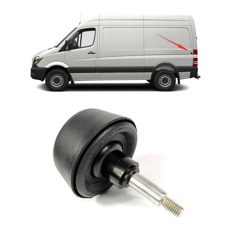 Passend für Sprinter W906 Crafter Hecktür-Seitenwand, Check Stop Magnet rechts oder links (x1) Stoßstangen-Sicherung Ersatz 9067400216 von Evolution Car Spares