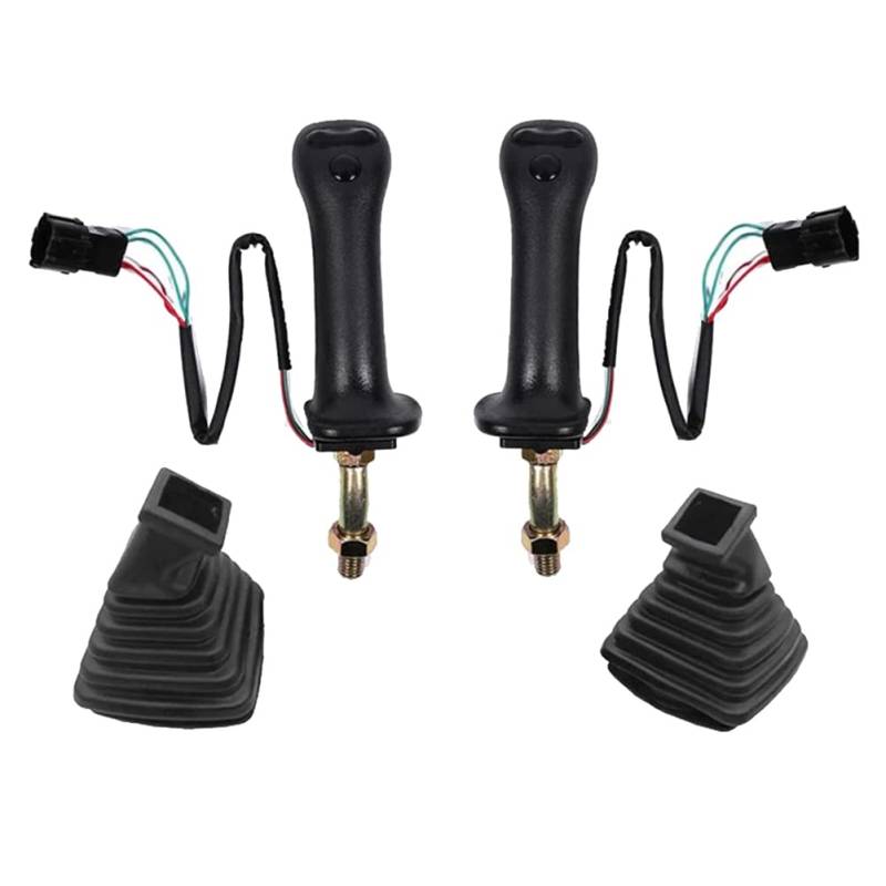 Evzvwruak 1Set L+R Bagger Joystick Assy mit Staubschutz für Doosan- DX150 215 225 370-9C von Evzvwruak