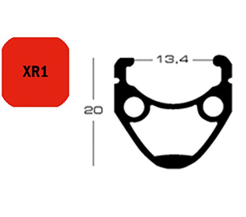 Exal FELGE XR1, 28" 36L, SCHW 13,4-622, VL:6,5MM, OHNE OESEN von Exal