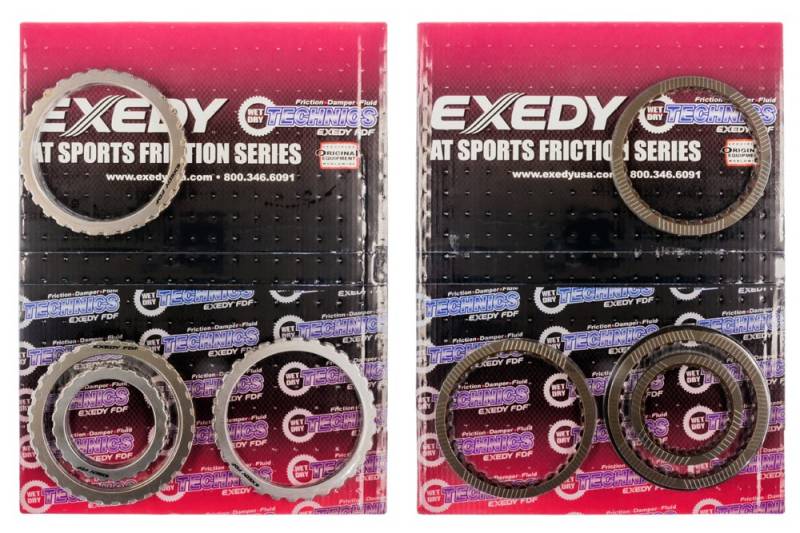 EXEDY EFK291HP2STL Hochleistungs-Reibungssatz (11–16 Mustang 3,7 l/5,0 l 6 Spd RWD (07+ 6R80)/15–16 Mustang 2,3 l Stg 2 mit Stahl) von Exedy