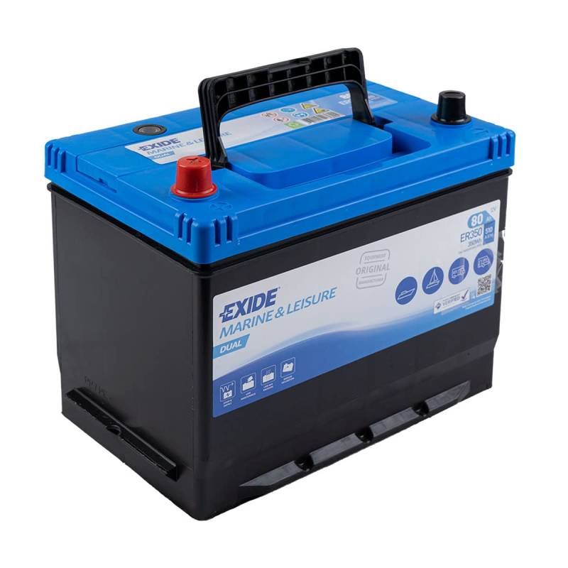 BATERÍA 12V/80AH - 510 CCA - EXIDE DUAL ER350 von EXIDE