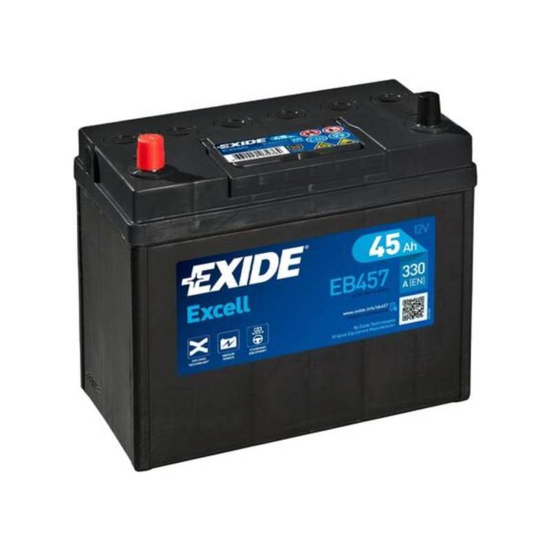 EXIDE "Excelle" Batterie. Typ: EB 457 Originalnummer: EB457. von Exide