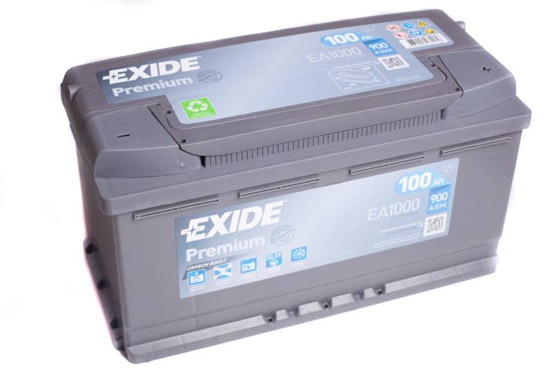 EXIDE PREMIUM EA 1000 12V 100AH Starterbatterie Neues Modell 2014/15 von Exide