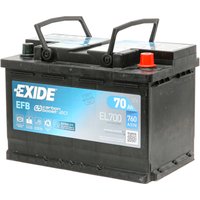 EXIDE Starterbatterie Batterie-Kapazität: 70Ah EL700 Autobatterie,Batterie VW,AUDI,MERCEDES-BENZ,Golf IV Schrägheck (1J1),Golf V Schrägheck (1K1) von Exide