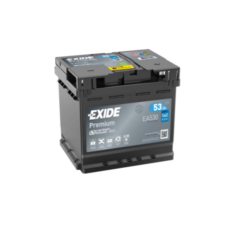 Exide EA530 Premium Carbon Boost Autobatterie 12V 53Ah 540A von EXIDE