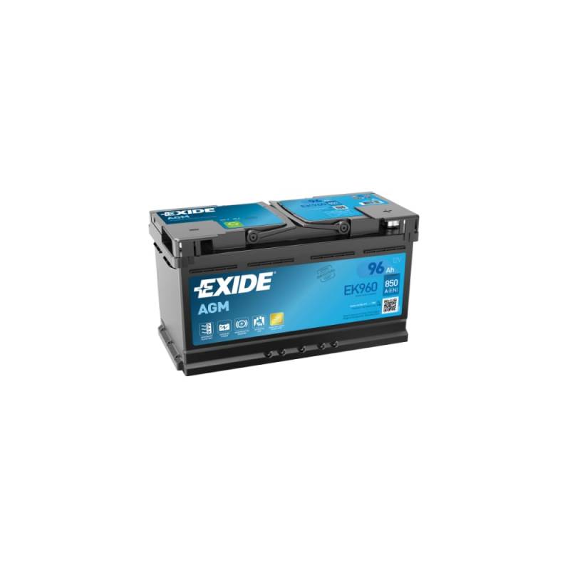 Exide EK960-96Ah / 850A - Start-Stop AGM von Exide Batteries