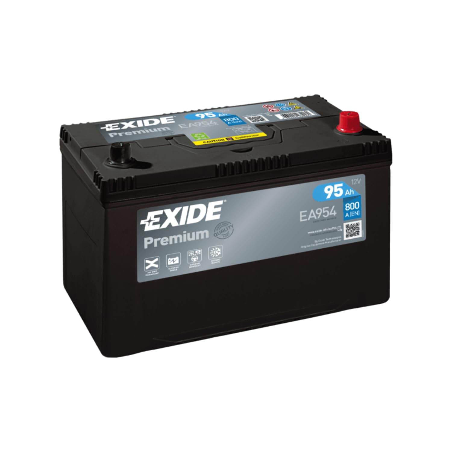 Exide Premium EA954 95Ah Autobatterie von EXIDE