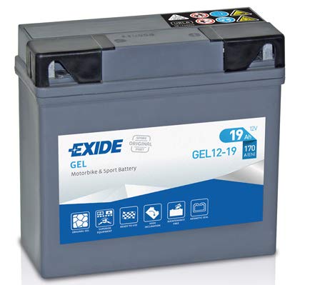 Motorradbatterie EXIDE GEL 12 19 MOTO K 1200 1.2 R1150R / R RS RT 1150 / K 1300 R S von Exide
