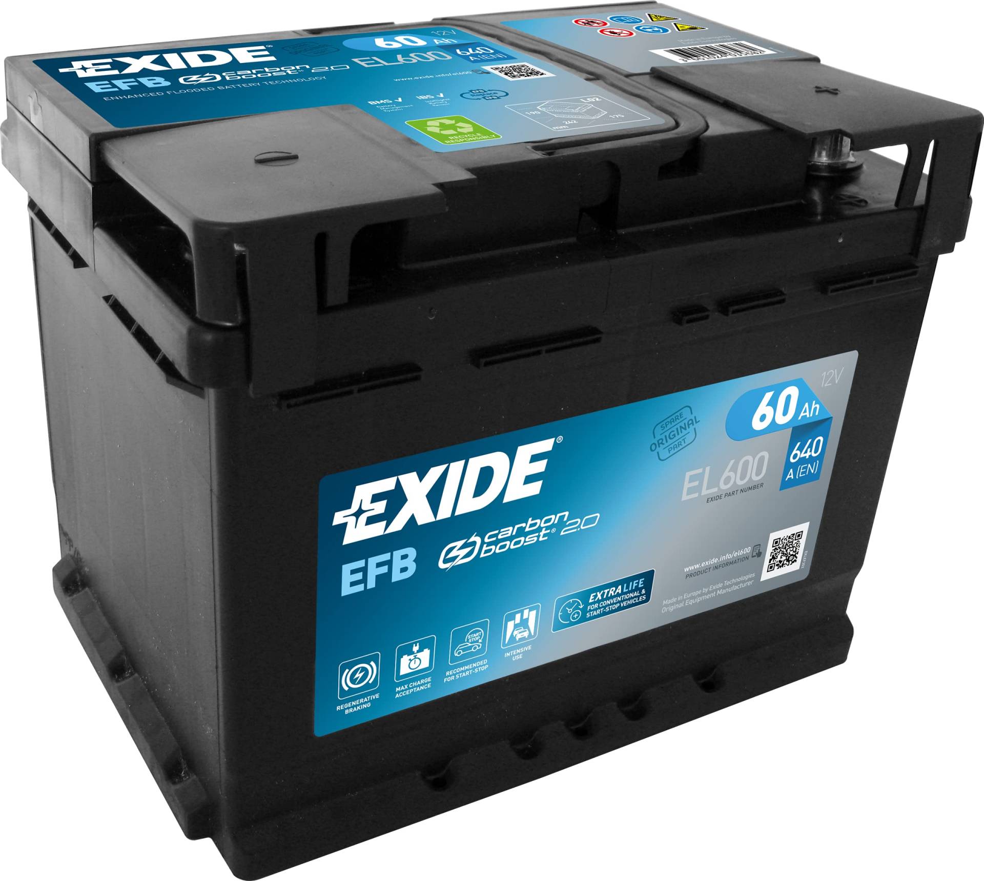 Start & Stop Exide Akku 70 Ah 720 (EN) EL700 von Exide