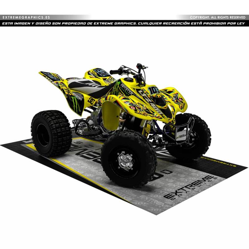 Extreme Graphics Aufkleber LTZ 400 Full Cover Carbon 4 _ Full Cover von Extreme Graphics