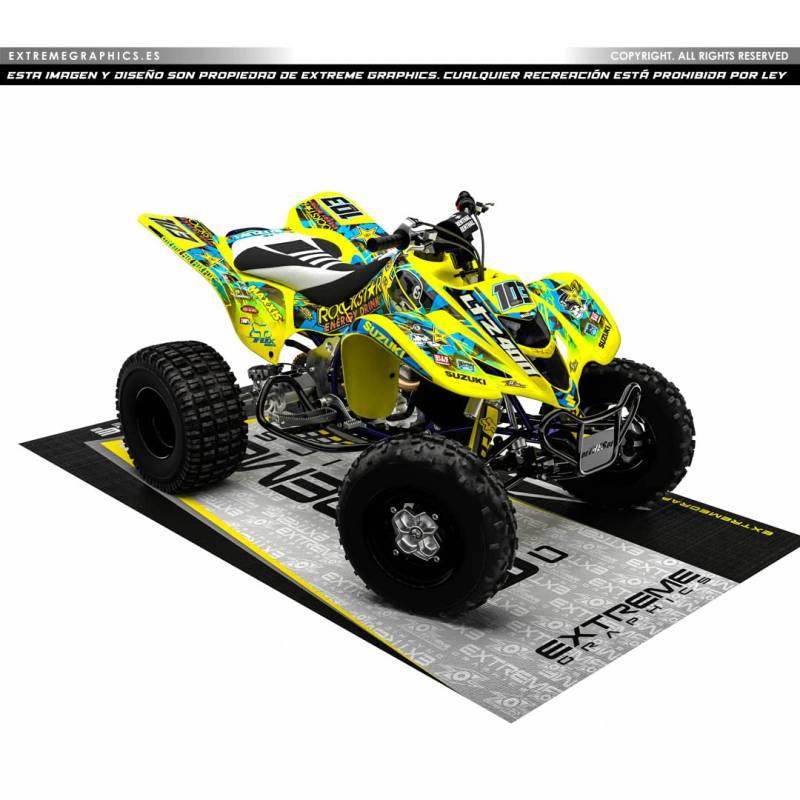 Extreme Graphics Aufkleber-Set Suzuki LTZ Rockstar _ Full Cover von Extreme Graphics