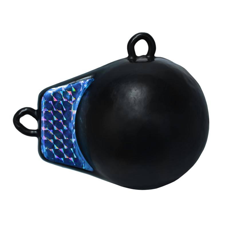 Extreme Max 3006.8947 Beschichteter Ball-mit-Flossen-Downrigger, Gewicht – 3,6 kg mit blauem Blitz von Extreme Max