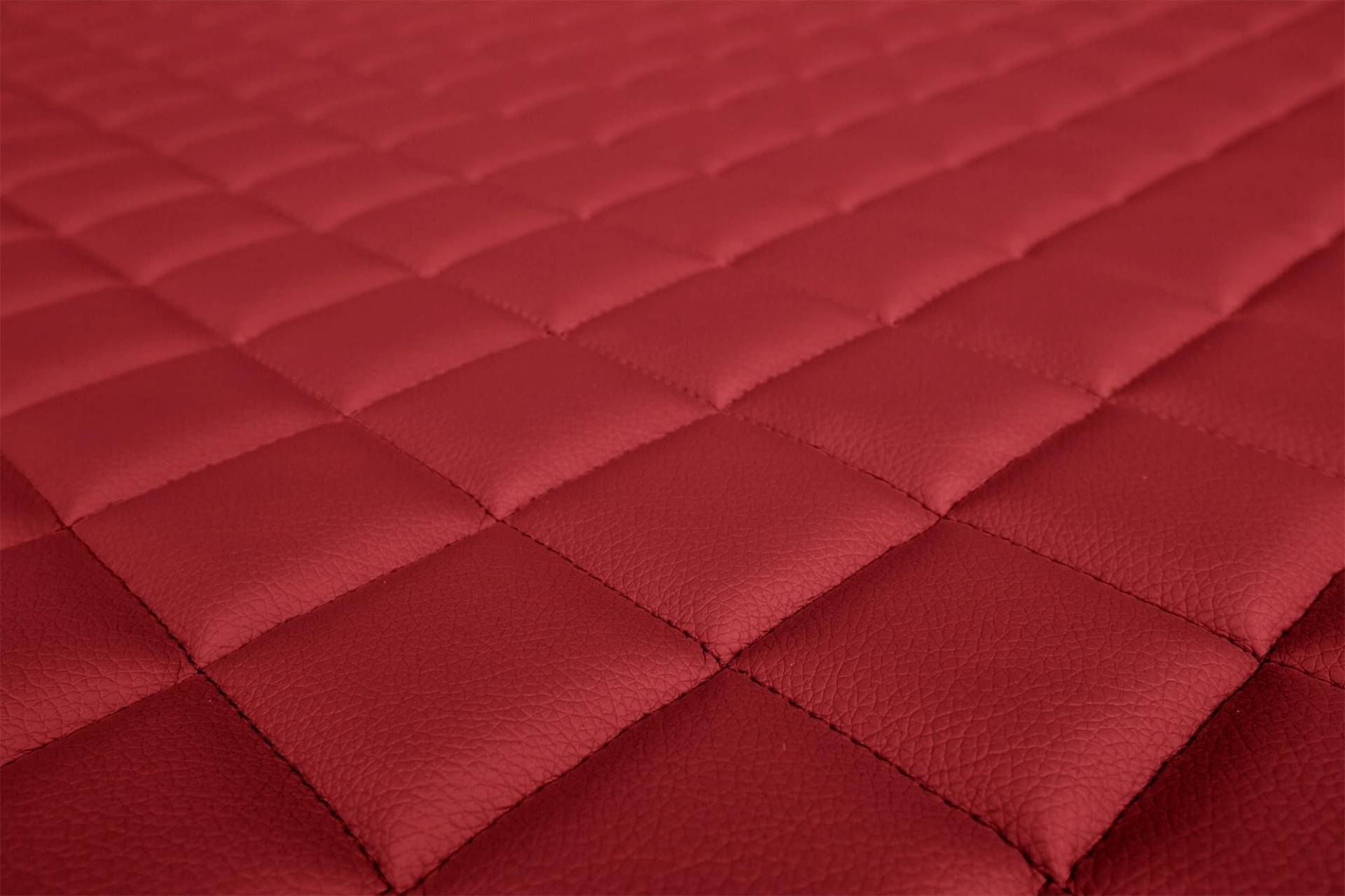 F-CORE Möbelstoffe (PVC) Materialien Gesteppt ECO-Leder 4mm ROT von F-CORE