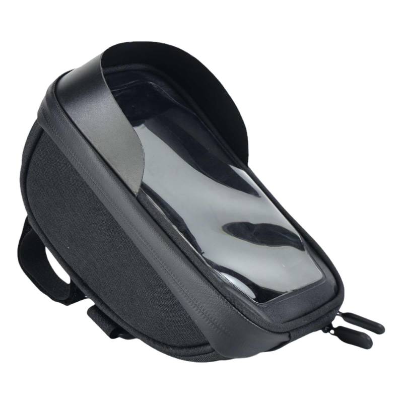 F Fityle Fahrrad Frontrahmen Telefonbeutel Fahrrad Telefonhalter wasserdichte leichte tragbare, Bequeme Sonnenvisor -Design -Top -Tasche, Schwarz von F Fityle