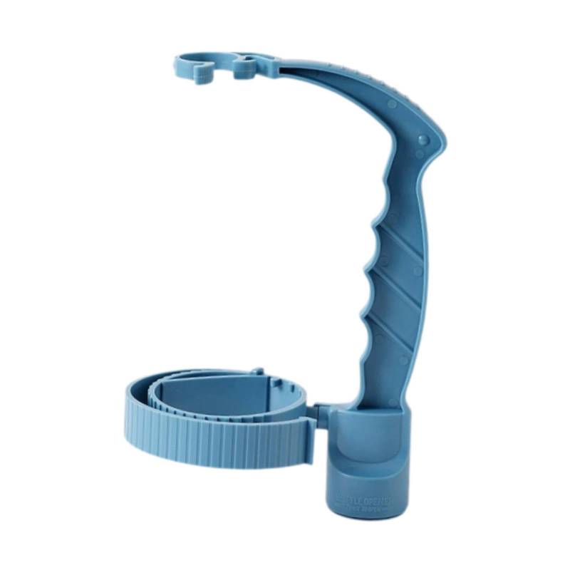 F Fityle Getränkegriff Getränkflasche Grip Bar Cup Halter, ergonomisch, Cola -Griff, genaue fließende Steuerung Universal Gießgriff, Blau von F Fityle