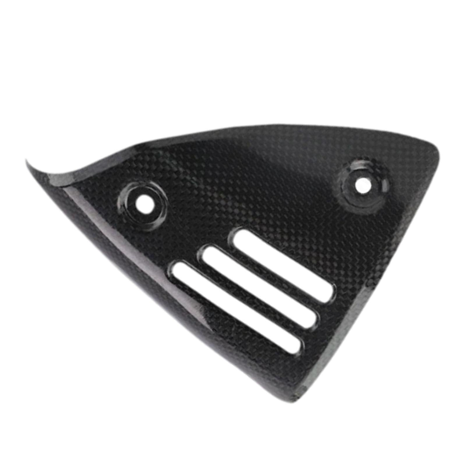 F Fityle Motorrad-Auspuffschutz, Auspuff-Hitzeschild, Motorradteil, ausgehöhlter Hitzeschutz, verschleißfeste Auspuffschildabdeckung, 146mm X 130mm von F Fityle