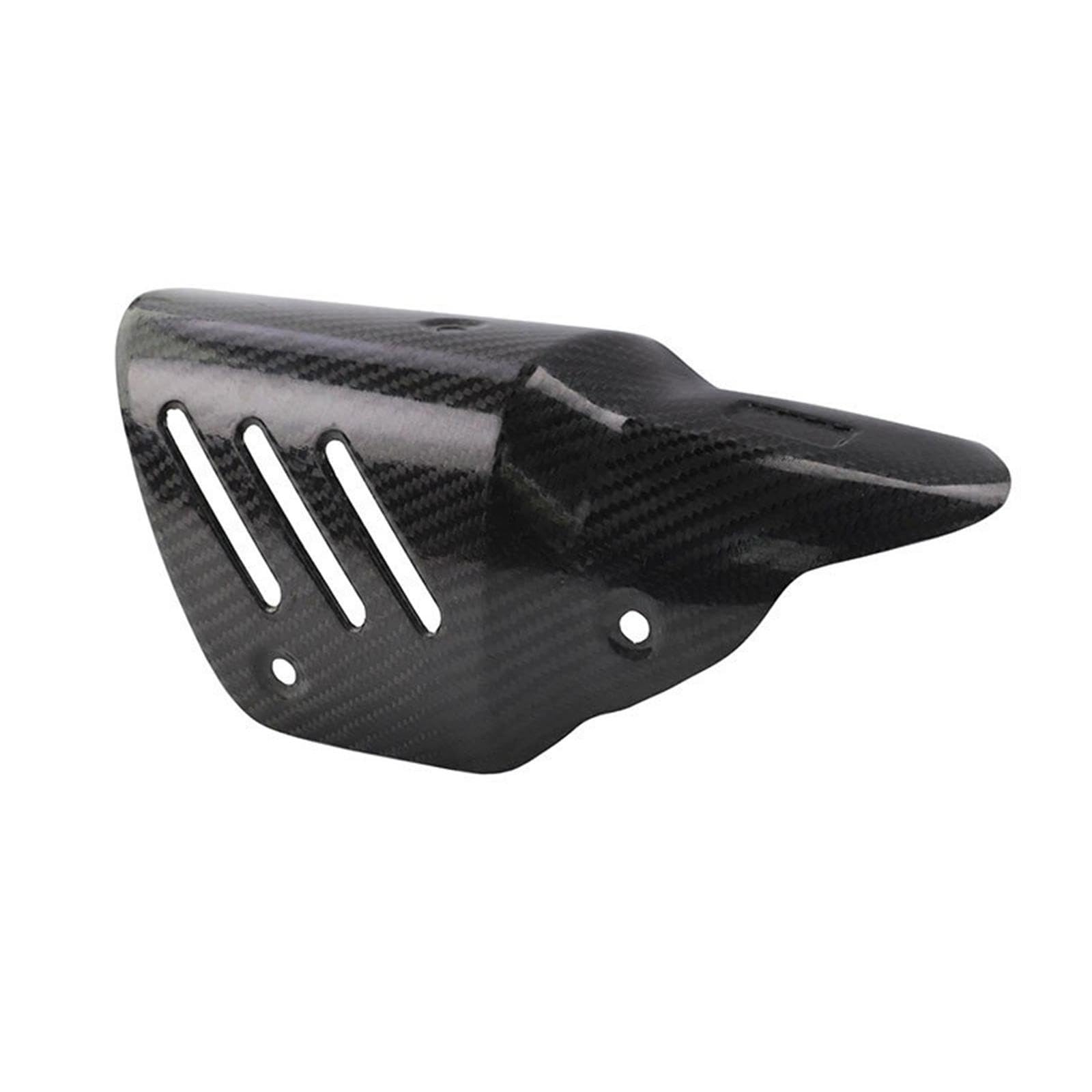 F Fityle Motorrad-Auspuffschutz, Auspuff-Hitzeschild, Motorradteil, ausgehöhlter Hitzeschutz, verschleißfeste Auspuffschildabdeckung, 270mm X 131mm von F Fityle