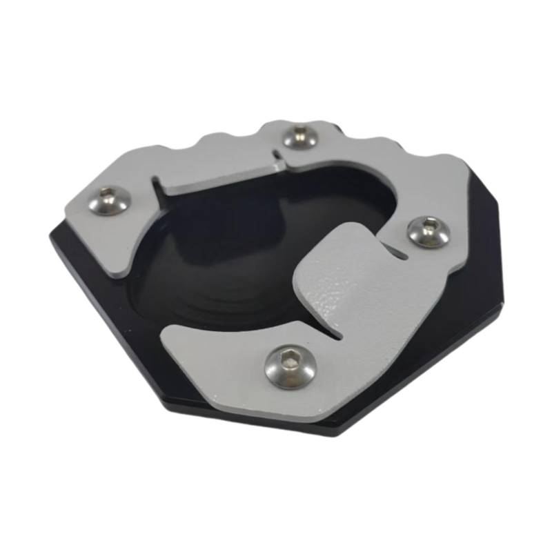 F Fityle Motorrad Kick Stand Verlängerung Fuß Pad Leichte Aluminium Legierung Heavy-Duty Ersatz für Tiger 1200 2022-23, Schwarz von F Fityle