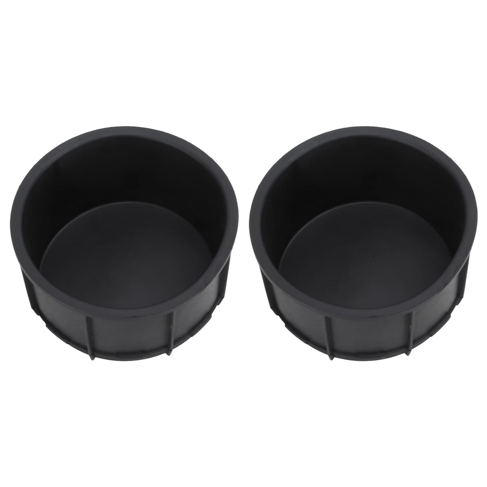 Center Console Cup Halter Insert Liner Black Gummi Automotive Innenzubehör für verbesserte Haltbarkeit und verlängerte Verwendung von F&Y